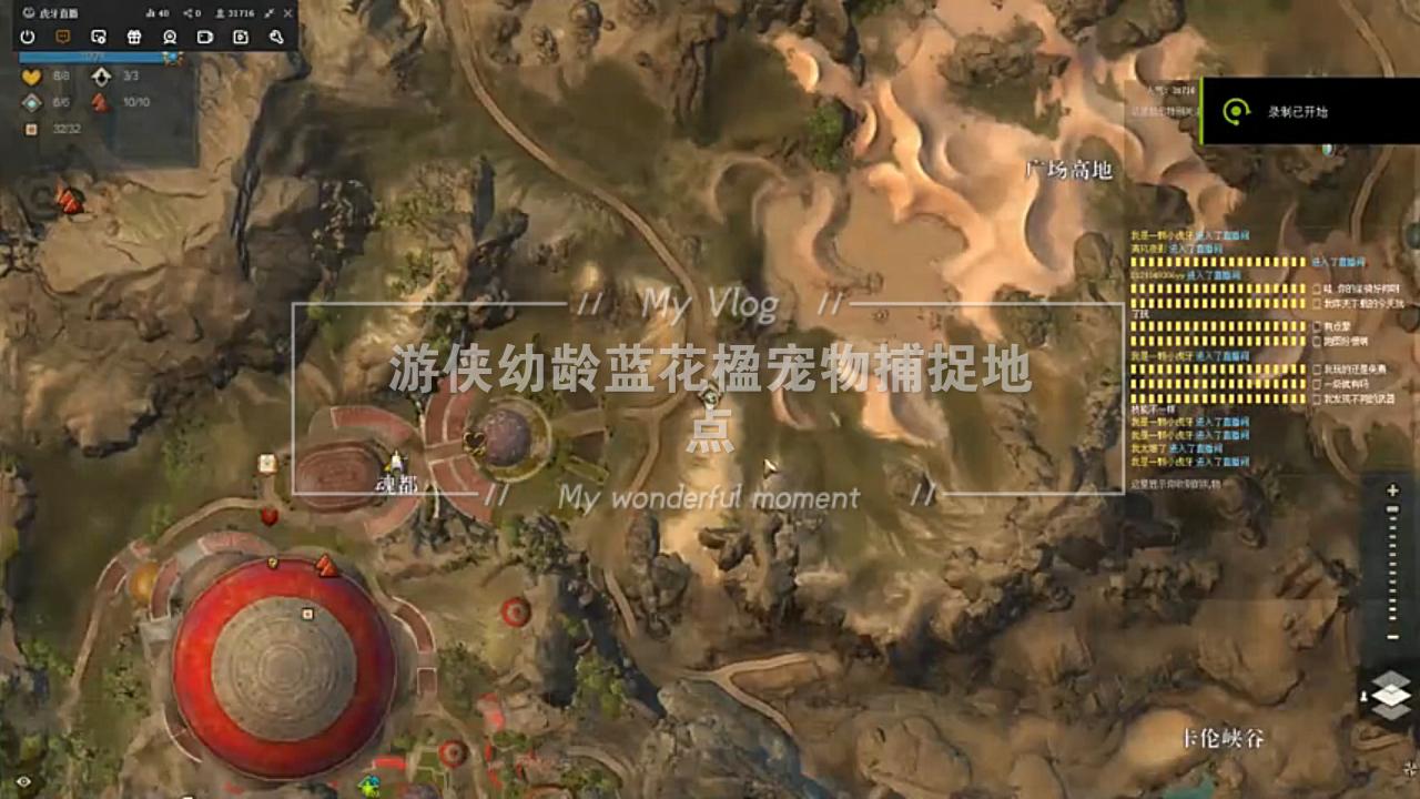 激战2游侠幼龄蓝花楹宠物捕捉地点瓦比领域