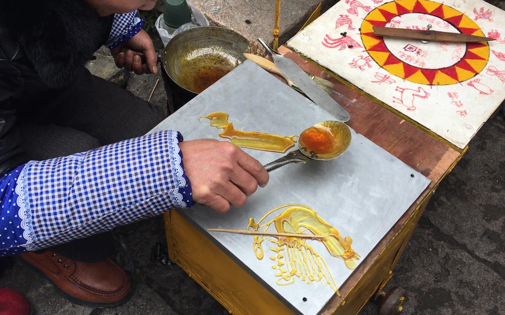 糖画昨日重现浙江德清新市古镇