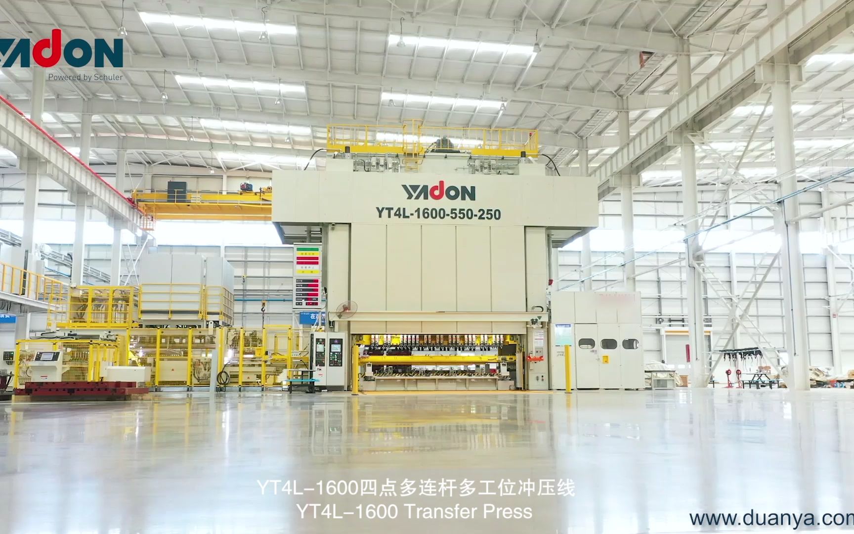 扬锻压力机yadon冲床-yt4l-1600 四点多连杆多工位冲压线-动工位压力