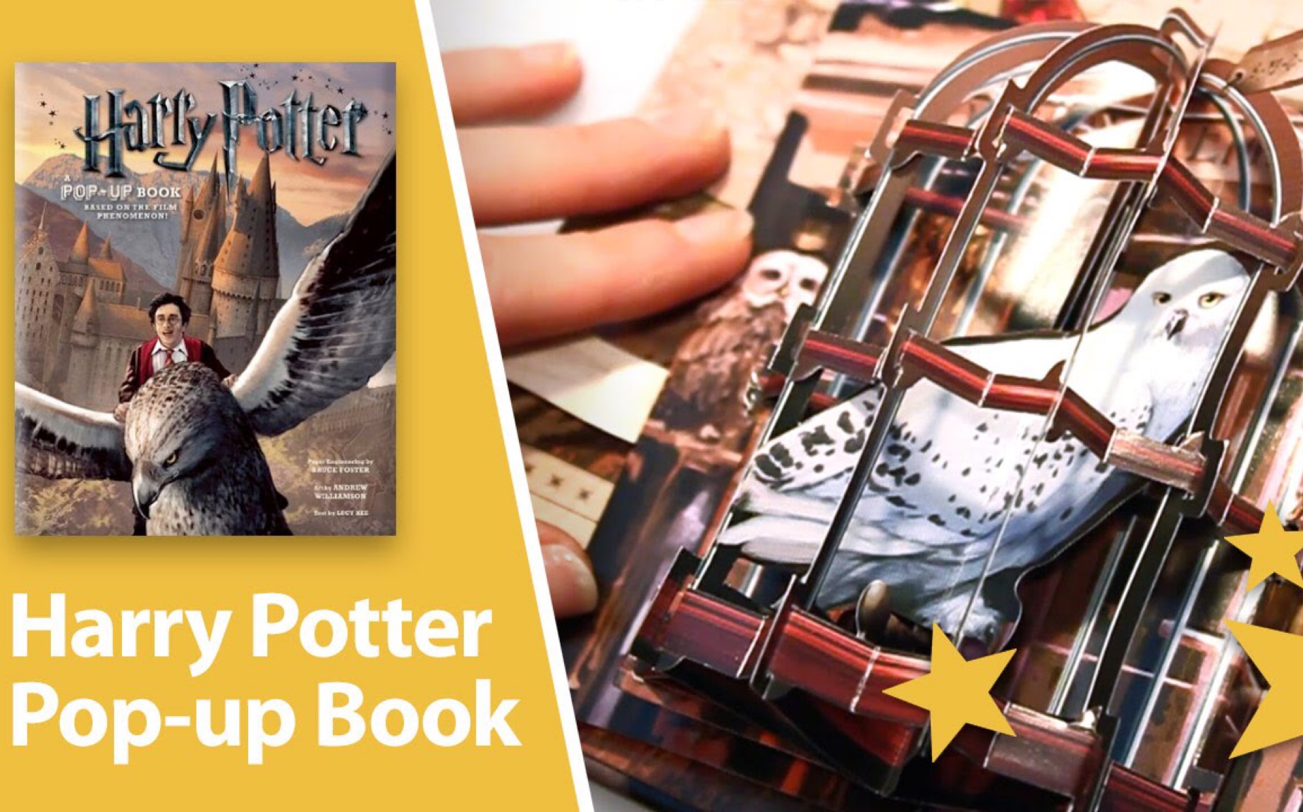 【立体书】harry potter哈利波特pop-up立体书翻翻看两本