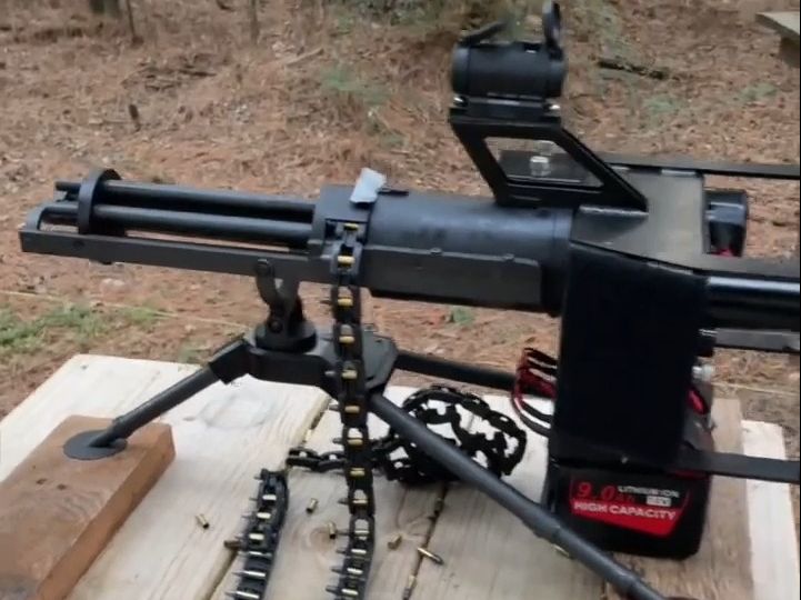 99.22弹药的加特林机枪99