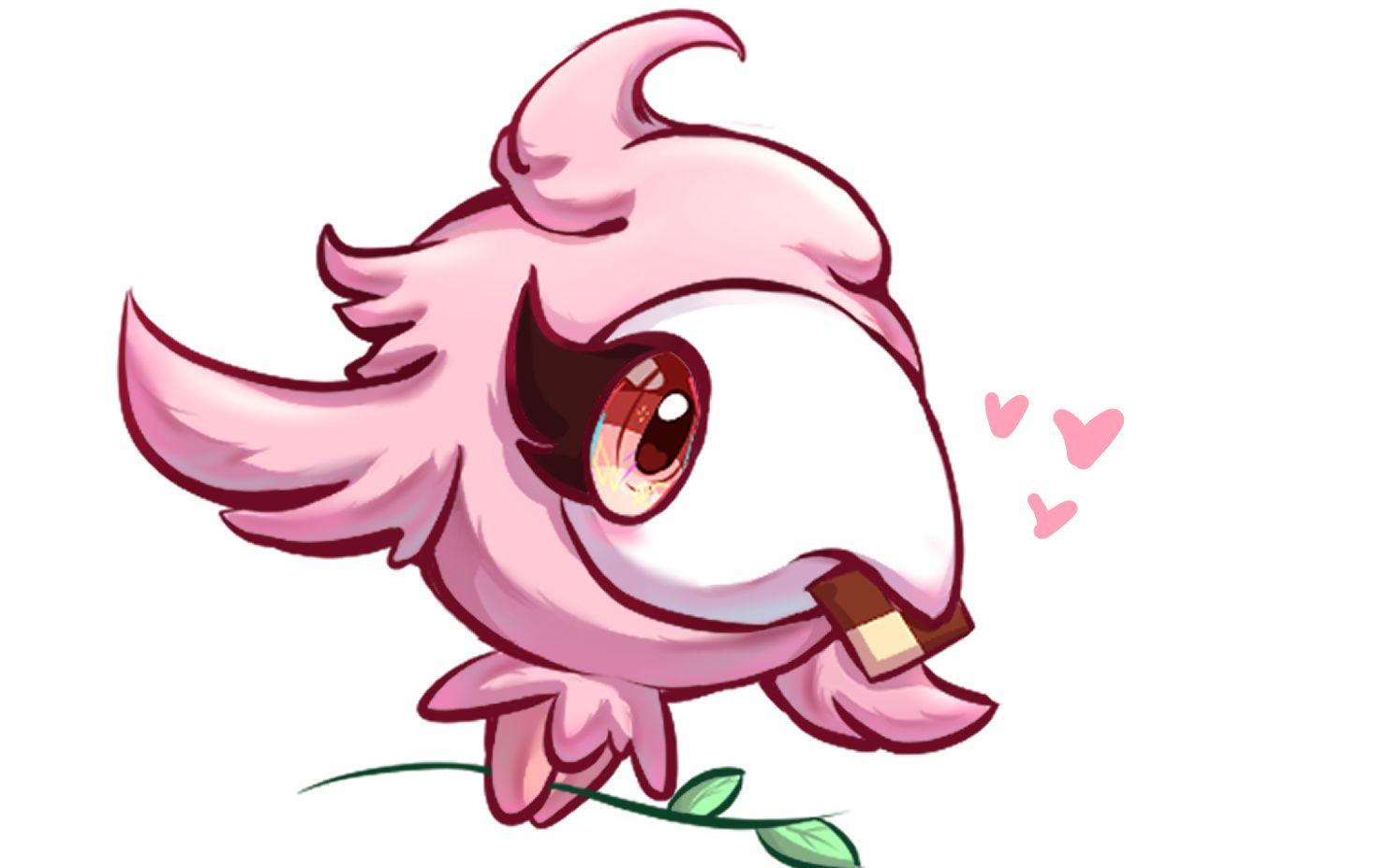 【绘画过程】画一只可爱的粉香香