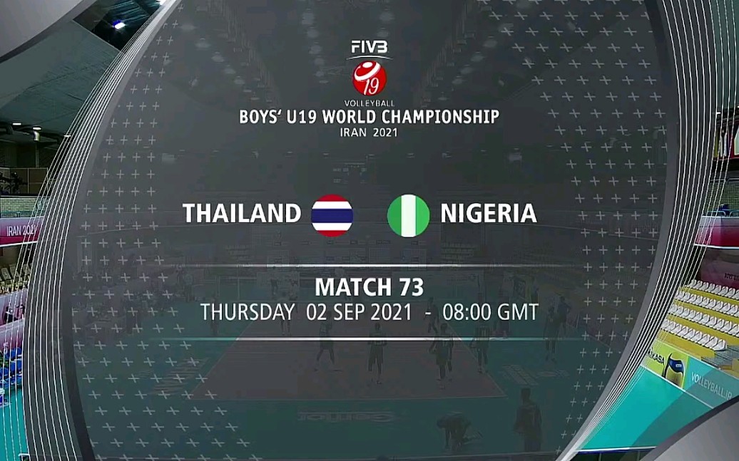 2021年9月2日,男排u19世锦赛13～14名决赛,泰国vs尼日利亚