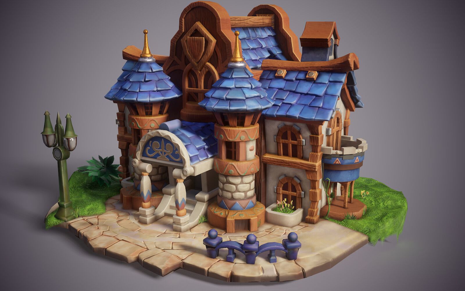 maya场景白模模型制作教程,基础建模教学,基础操作教学.