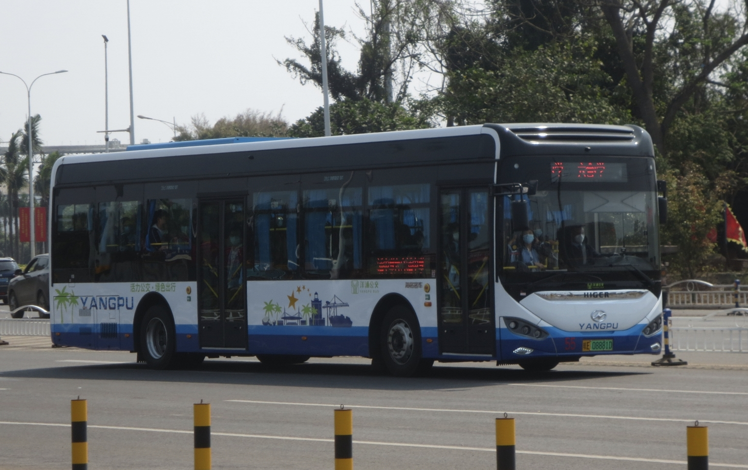洋浦公交 海格klq6126gaevn1a