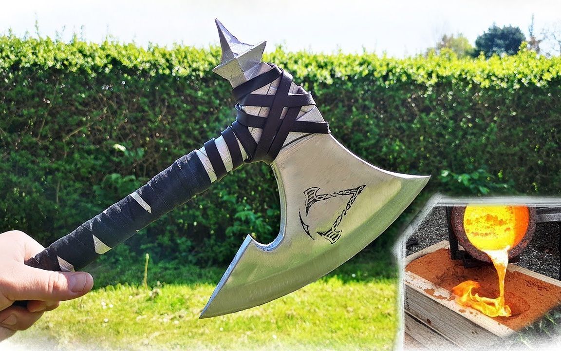 【手工】铸造《刺客信条:英灵殿》维京海盗战斧