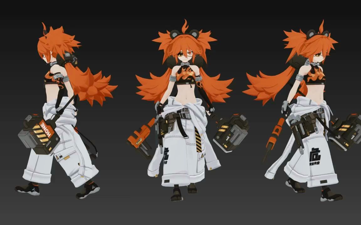 游戏动画参考空手走路男女合集包含真人参考个性走双锤