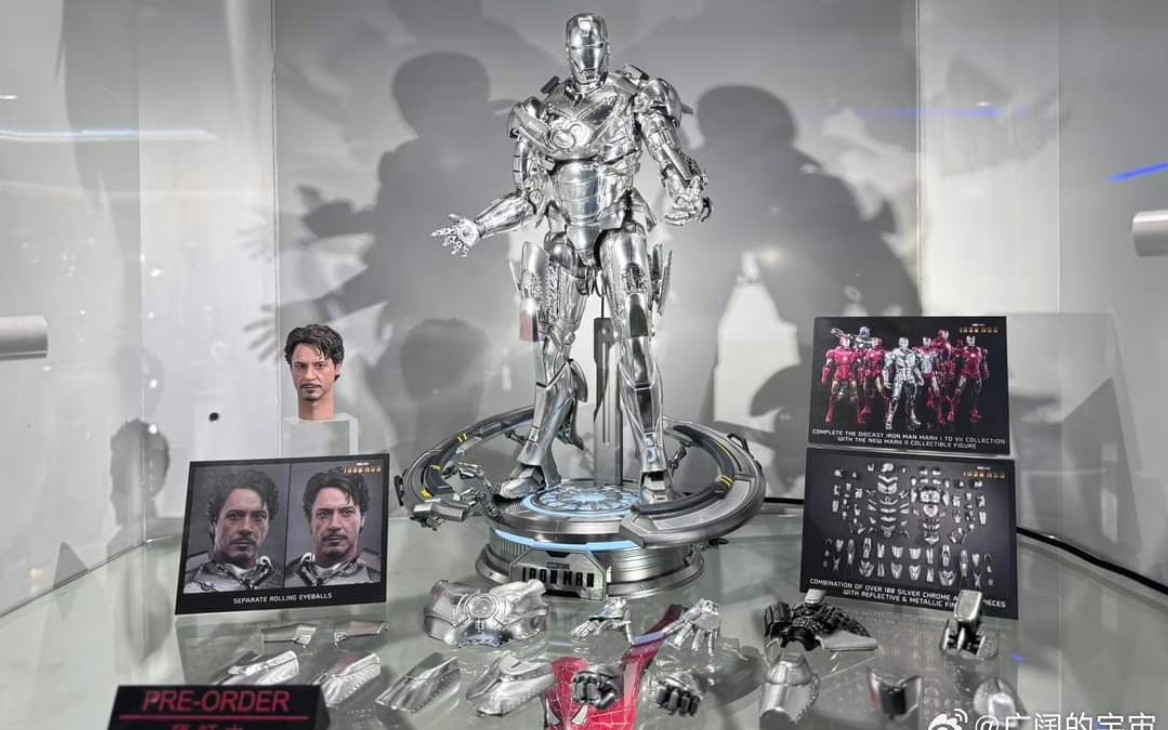 hottoys托尼斯塔克 钢铁侠 马克2 2.0 mark 2 2.0 0实拍