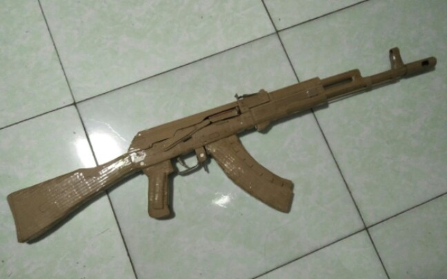 (纸板模型)ak103步枪