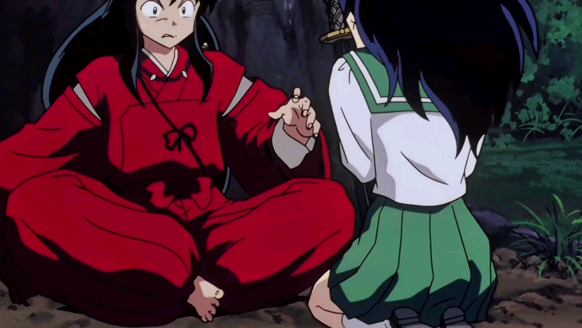 黑发犬夜叉真是又萌又傲娇,太可爱了