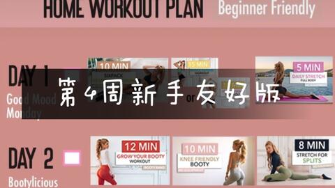 Pamela reif workout discount plan week 4