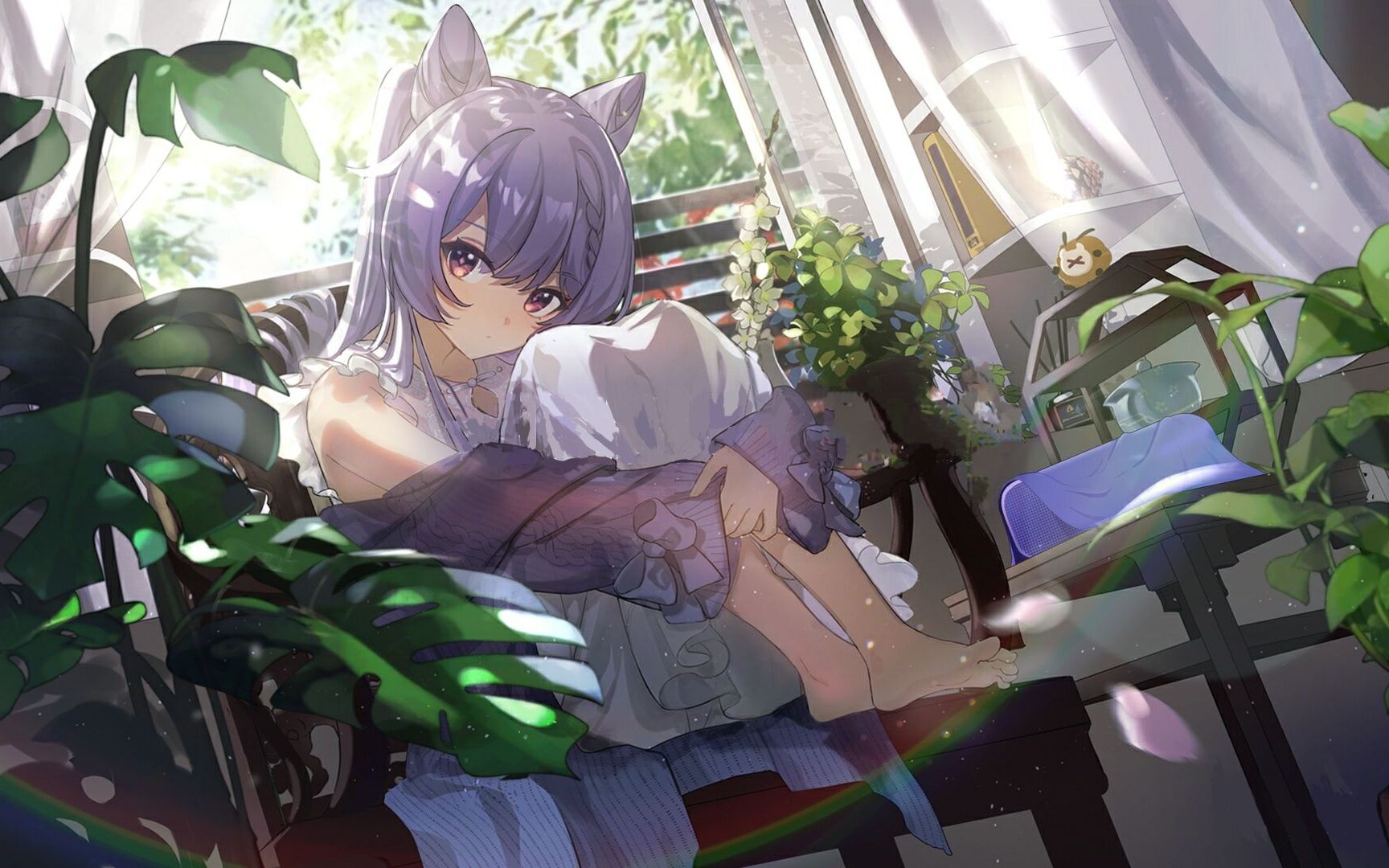 刻晴天猫精灵正式上线啦只要一个硬币