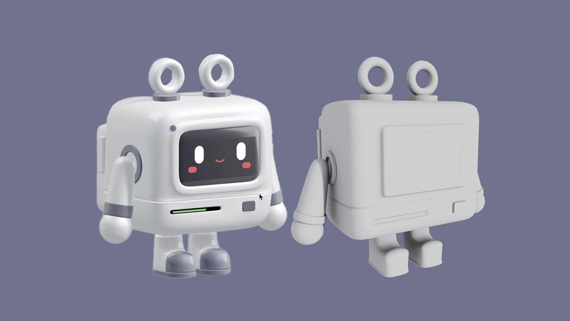 萌萌哒卡通机器人教学,40分钟次世代小案例练习