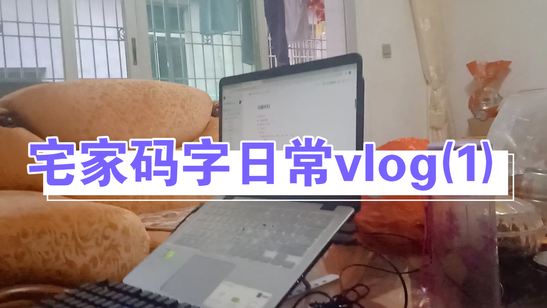 【vlog】宅家码字日常1:话本小说网小透明作者的码字安排和用的相关软件哔哩哔哩bilibili