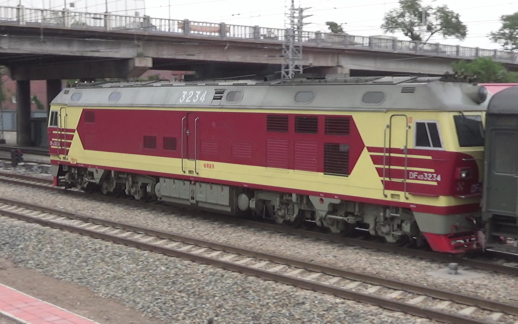 df4dz3234k7107次佳木斯嫩江进平齐线齐北场20190528