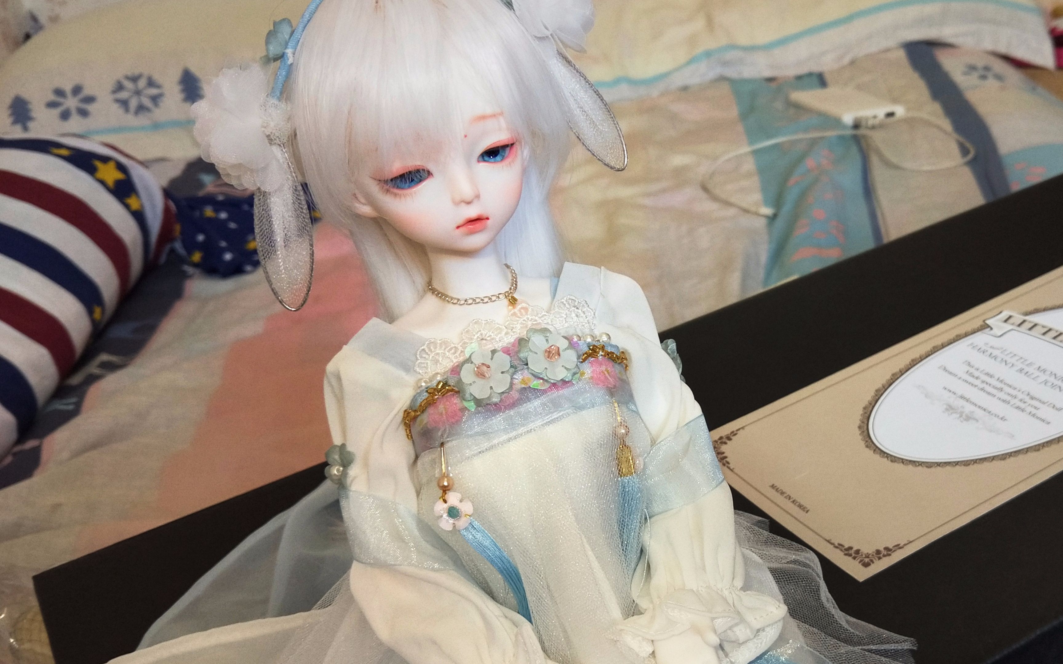 bjd开箱非正式向lmenrill龙魂月女bjd开箱