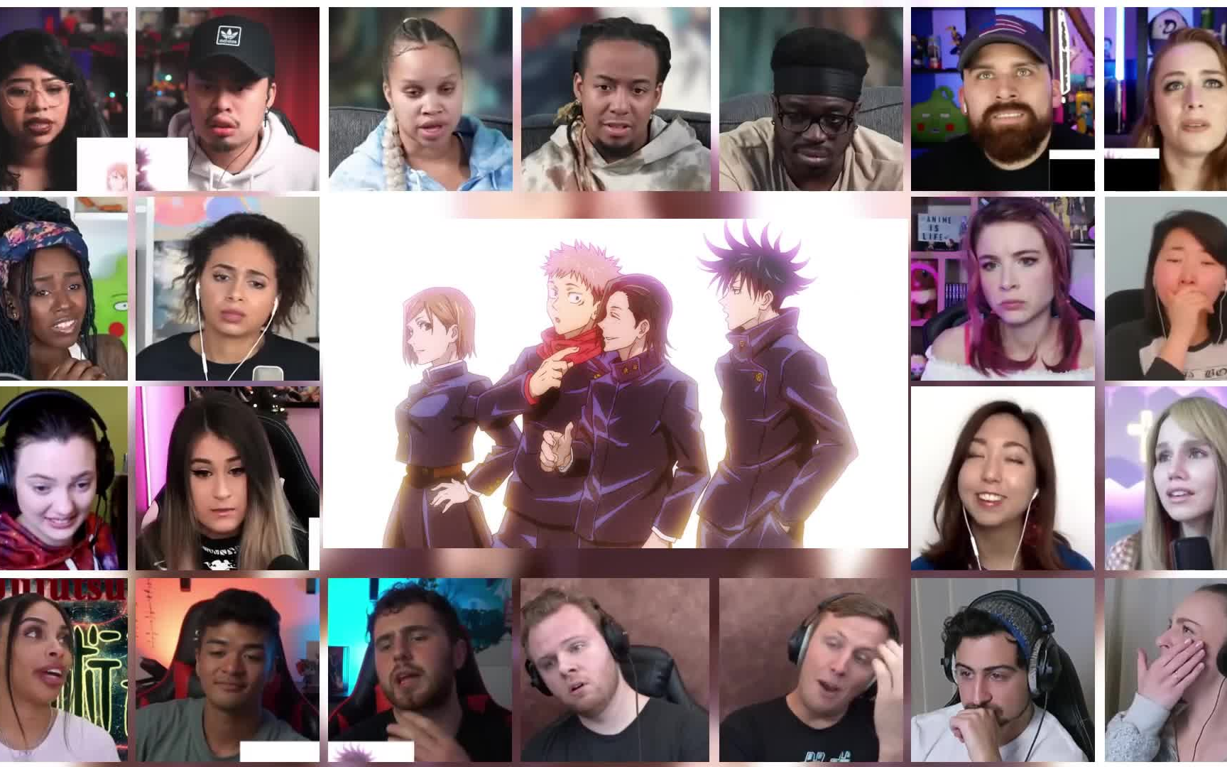 重温【老外看咒术回战】s1第十二集 ep12 顺平被真人变成改造人 虎杖