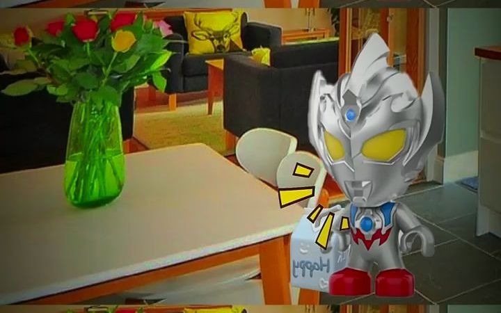 小泰迦奥特曼明白了开过牛奶放久了容易变质