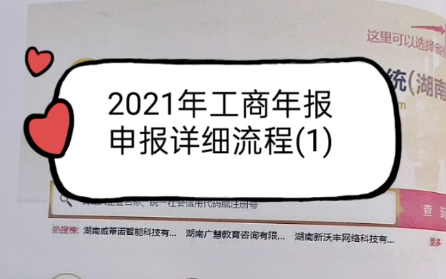 会计实操丨2021年工商年报申报详细流程(1)丨零基础学会计哔哩哔哩bilibili