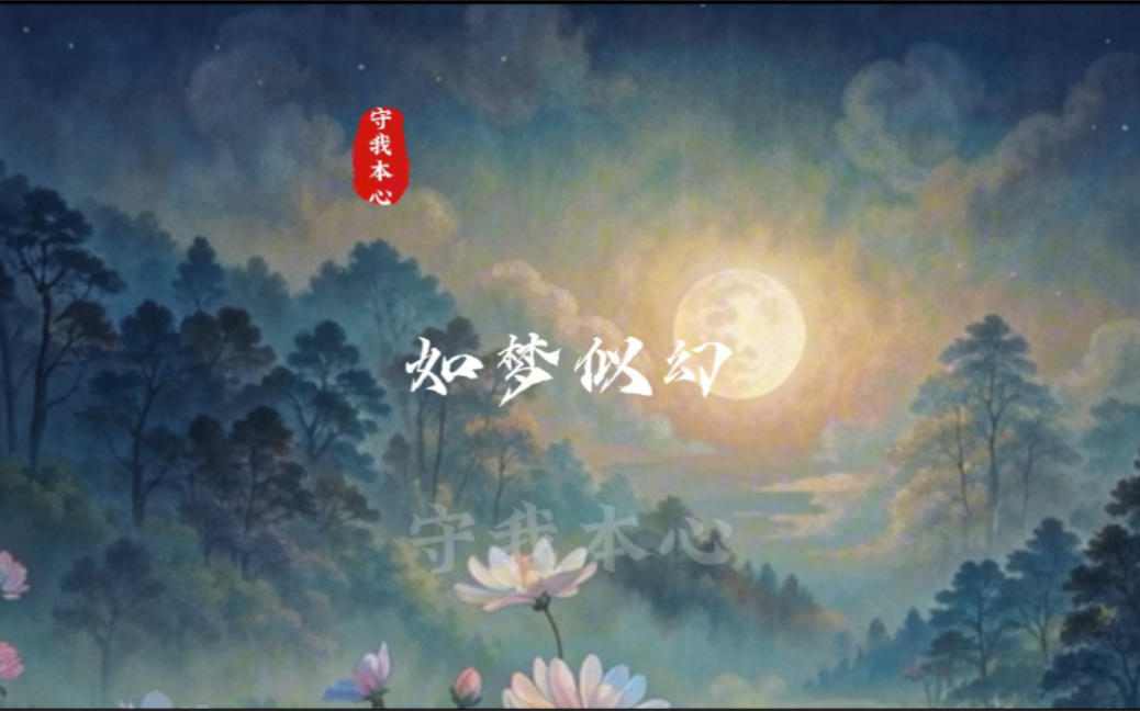 花非花,雾非雾.夜半来,天明去.来如春梦几多时?去似朝云无觅处.#国风古韵 #古诗词哔哩哔哩bilibili