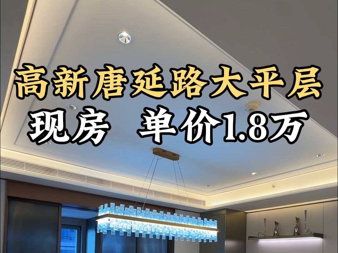 高新唐延路大平层 现房 单价18000#西安买房#西安房产#高新大平层#现房哔哩哔哩bilibili