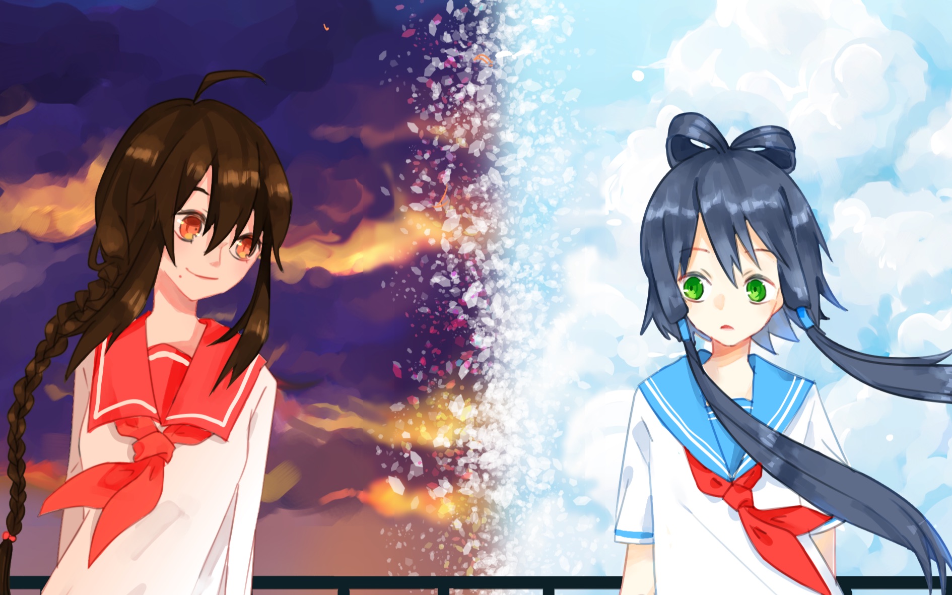 【过程】执念了很久的南北组图_哔哩哔哩 (゜-゜)つロ 干杯~-bilibili