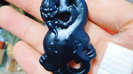 青花墨玉乌金玉和田玉墨翠