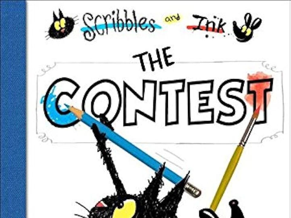 【英语】《涂鸦和墨水比赛 Scribbles and InkThe Contest》儿童英语绘本故事哔哩哔哩bilibili