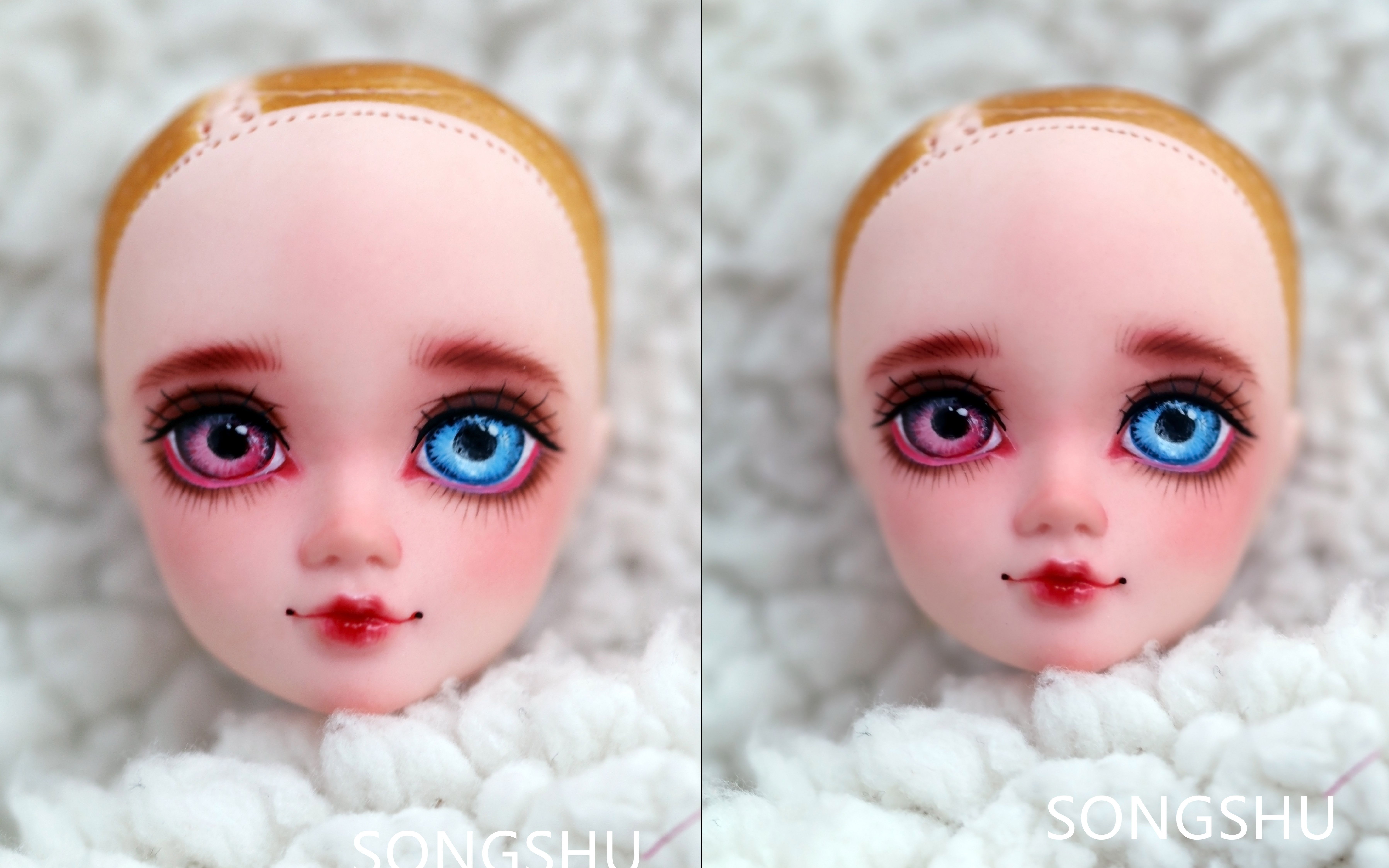 娃娃改妆可儿画眼异瞳展示