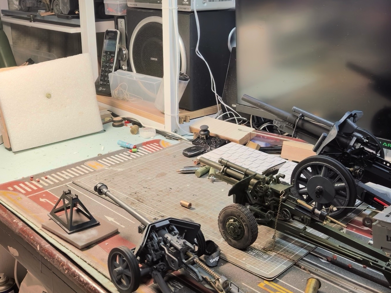 塑料模型火炮实弹射击集锦