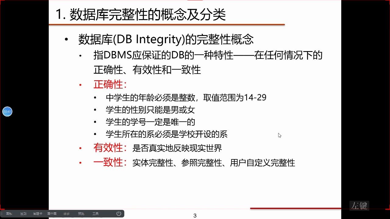 信息系统原理与应用Lecture08数据库技术基础完整性与安全性哔哩哔哩bilibili