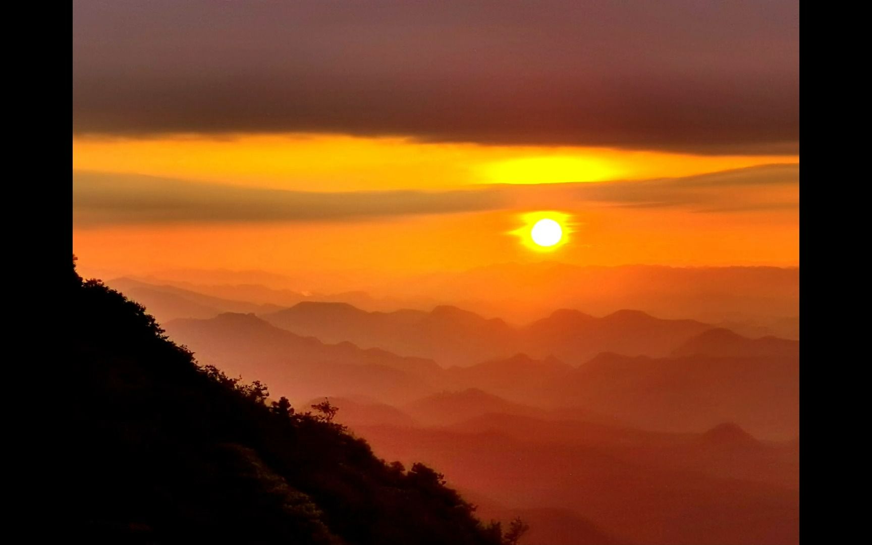 金鼎山日出