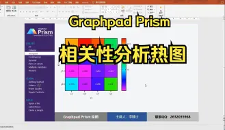 Download Video: Graphpad Prism 相关性分析热图绘制