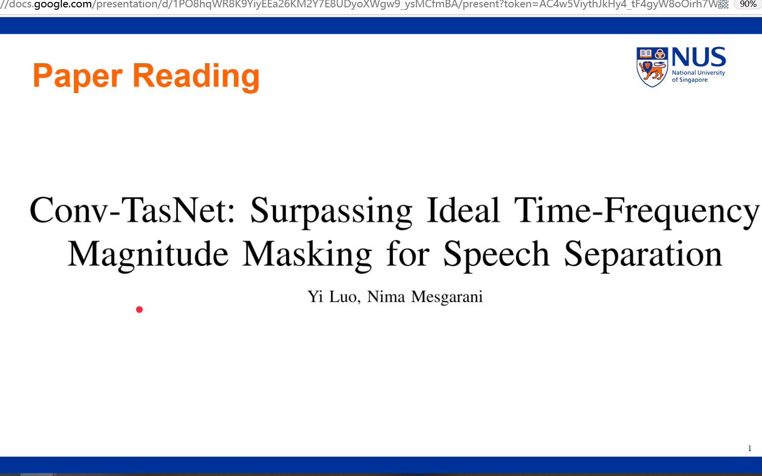 【每日论文分享】ConvTasNet: Surpassing Ideal TimeFrequency Magnitude Masking for Speec哔哩哔哩bilibili