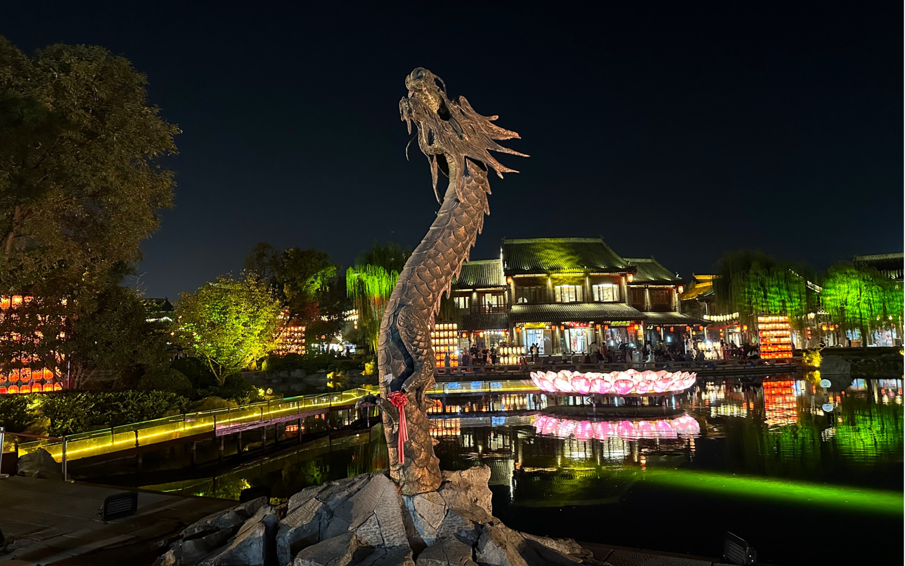 夜游洛邑古城