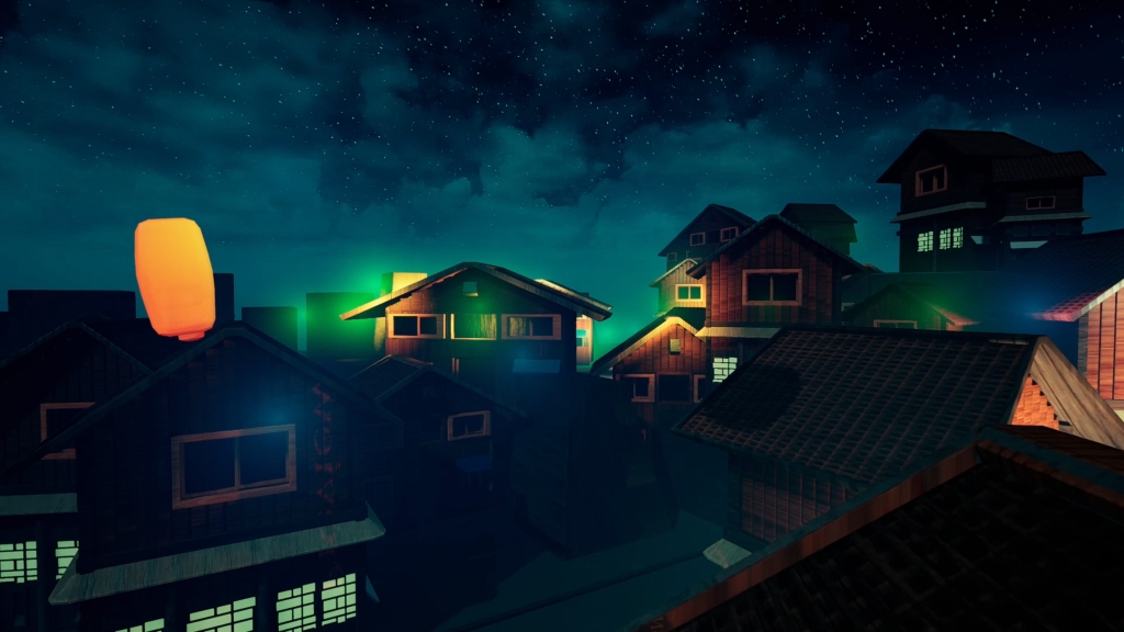 ue4场景建模 作品-《镇》