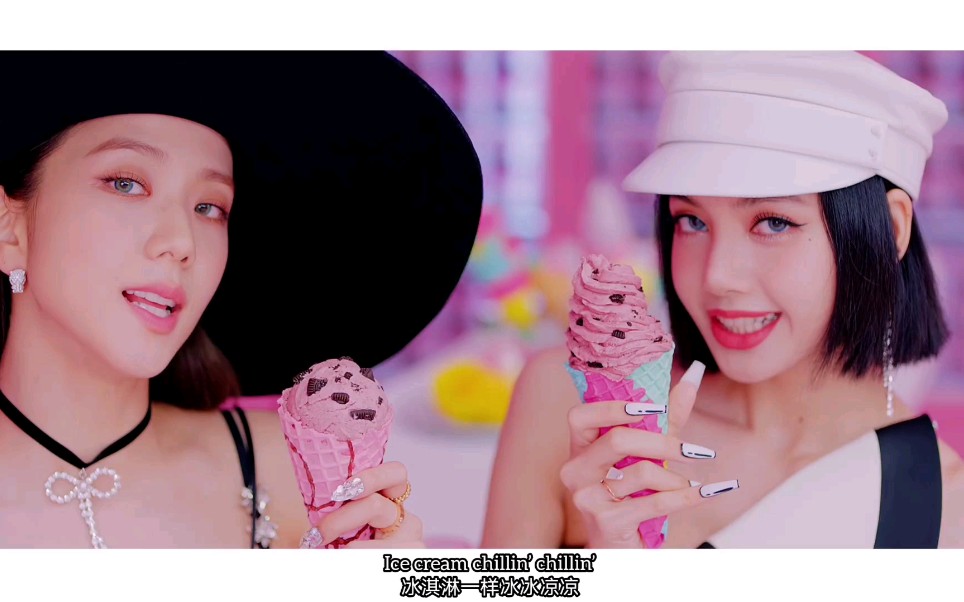 blackpink&selenagomez 《ice cream》mv预告公开