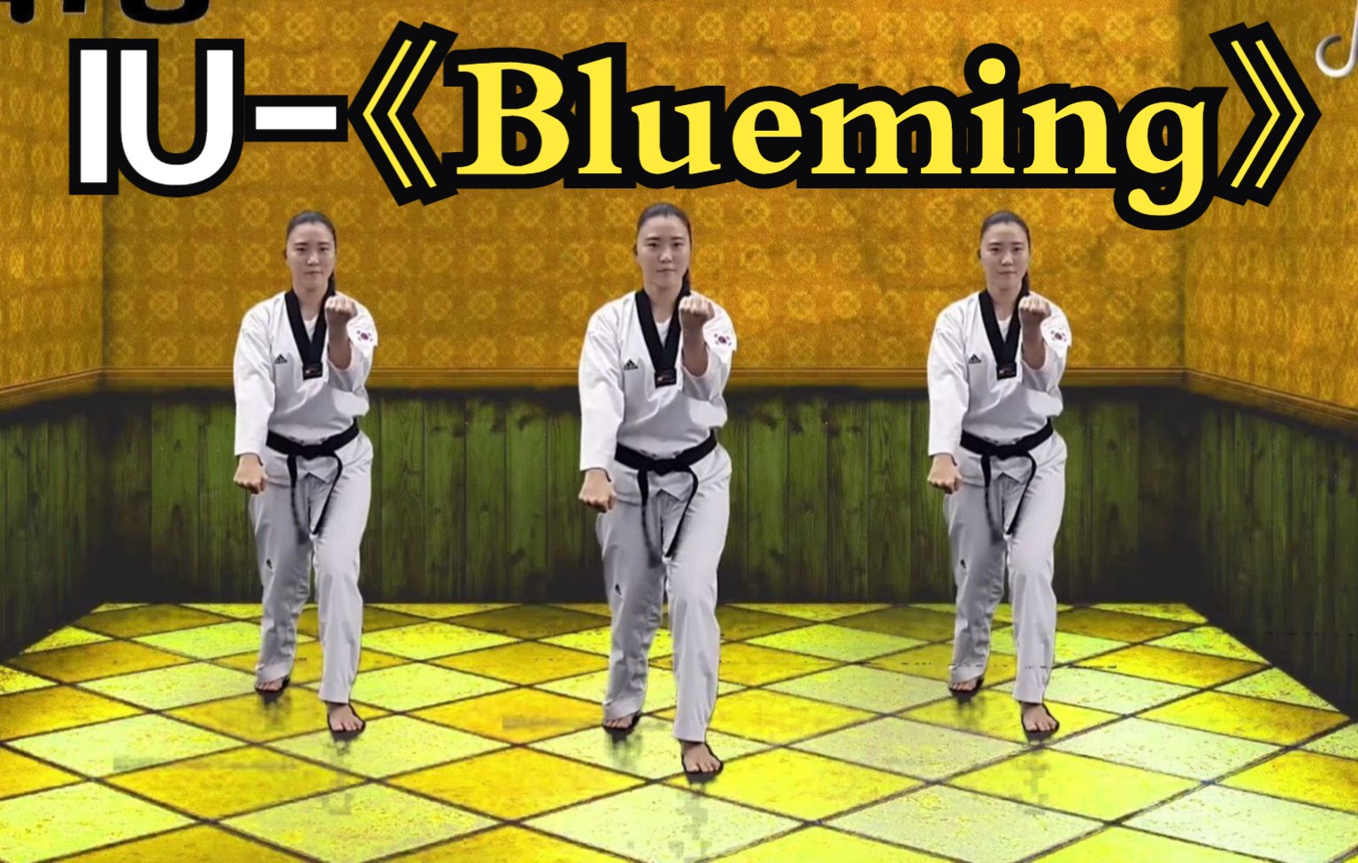 【跆拳道】跆拳道编舞blueming | 慢速版动作教程 丨