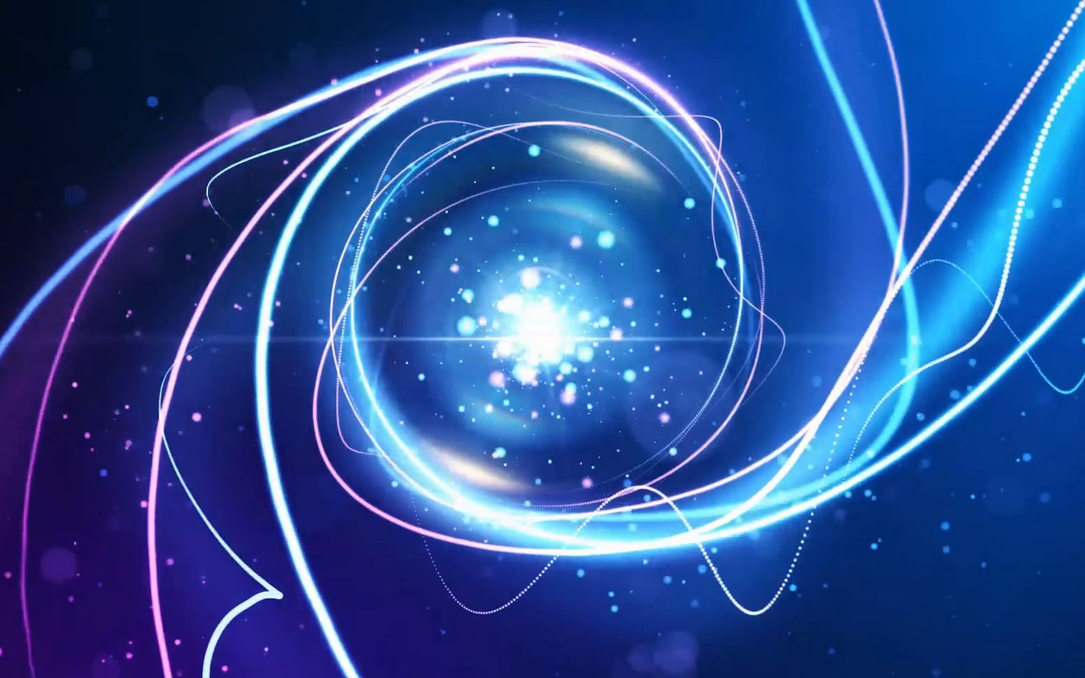 924唯美绚丽蓝色光线粒子汇聚标志logo演绎片头ae模板_哔哩哔哩 (゜