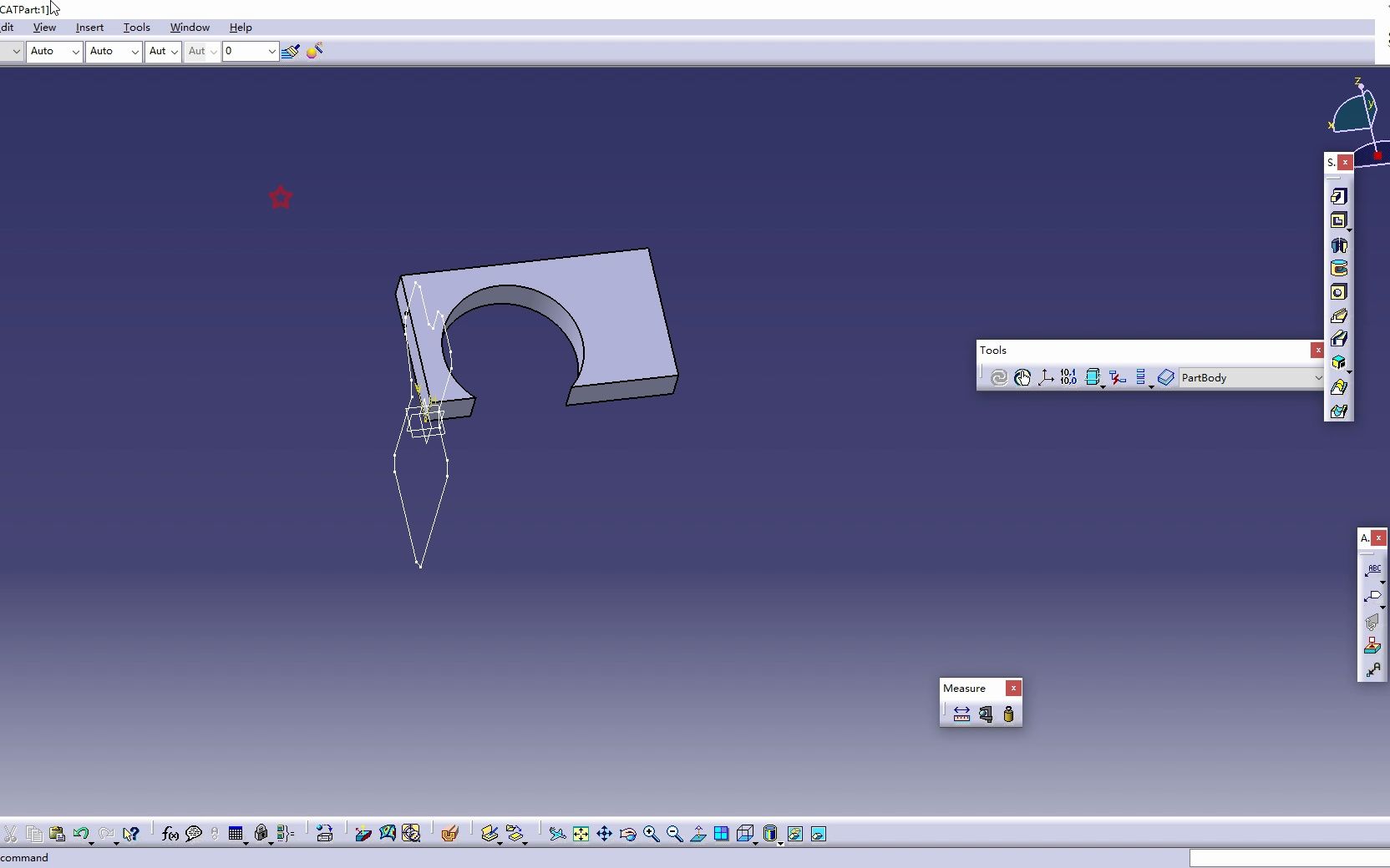 600个CATIA小技巧第65节:CATIA软件的新建自命令的讲解,引用一个固定的模板进行零件设计,newfrom哔哩哔哩bilibili