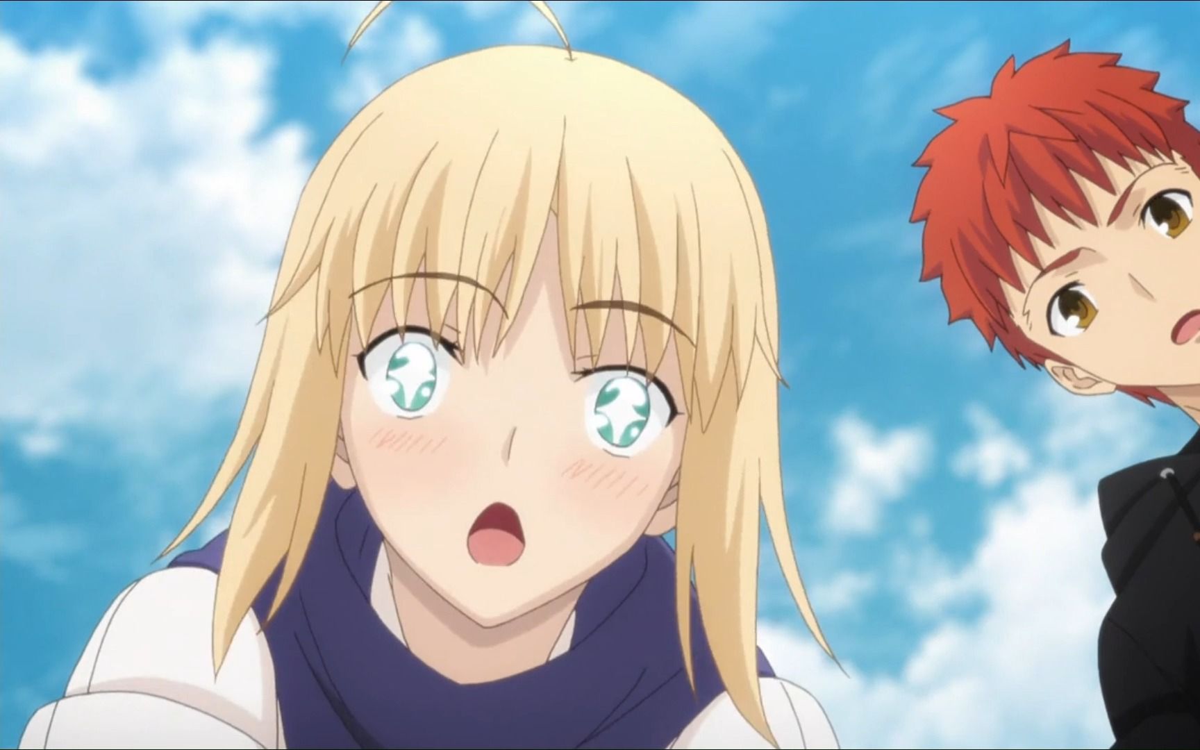 saber不愧是干饭王,士郎和凛在旁秀恩爱,saber却在不停干饭