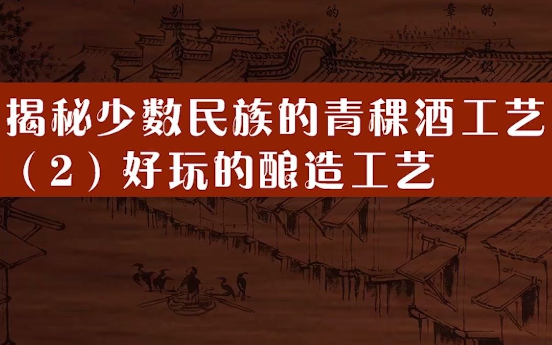 揭秘少数民族的青稞酒工艺 (2)好玩的酿造工艺哔哩哔哩bilibili