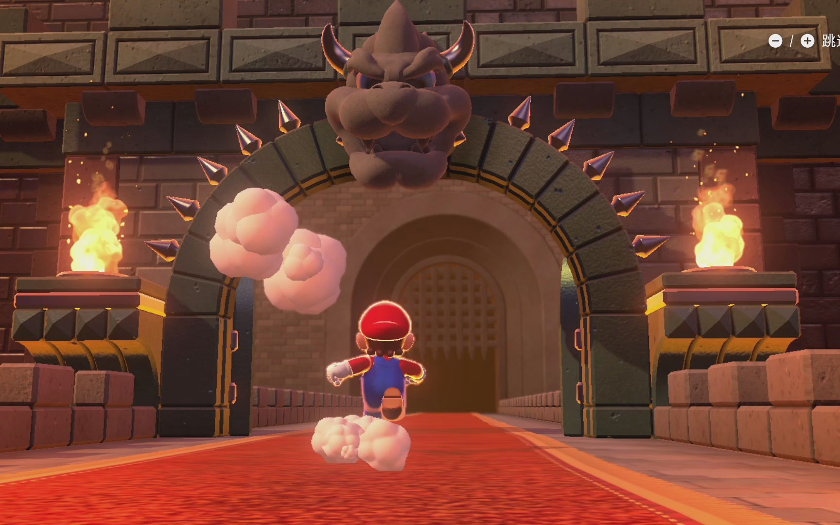 ns超级马里奥3d世界单人模式世界一:boss战库巴大王