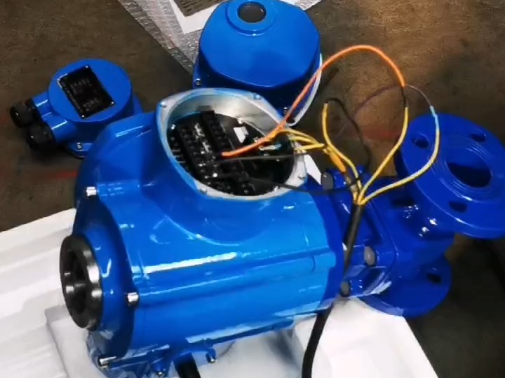 电动闸阀调试中