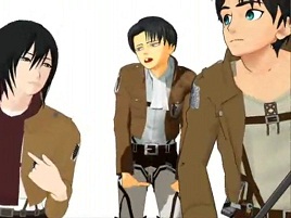 [图]【进击的MMD】兵长教你唱everybody