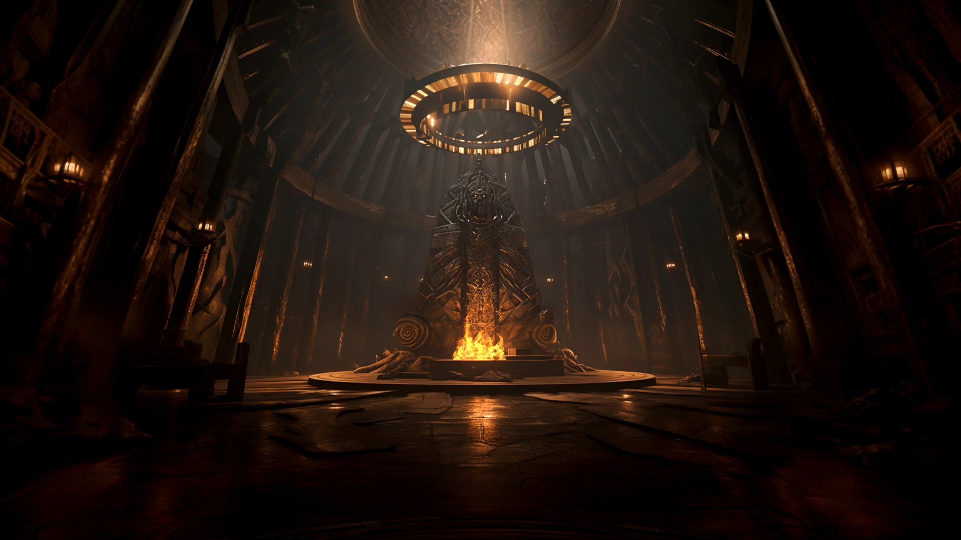 古代神话中的维京神庙氛围_黑暗氛围,幻想_祖先的沉思