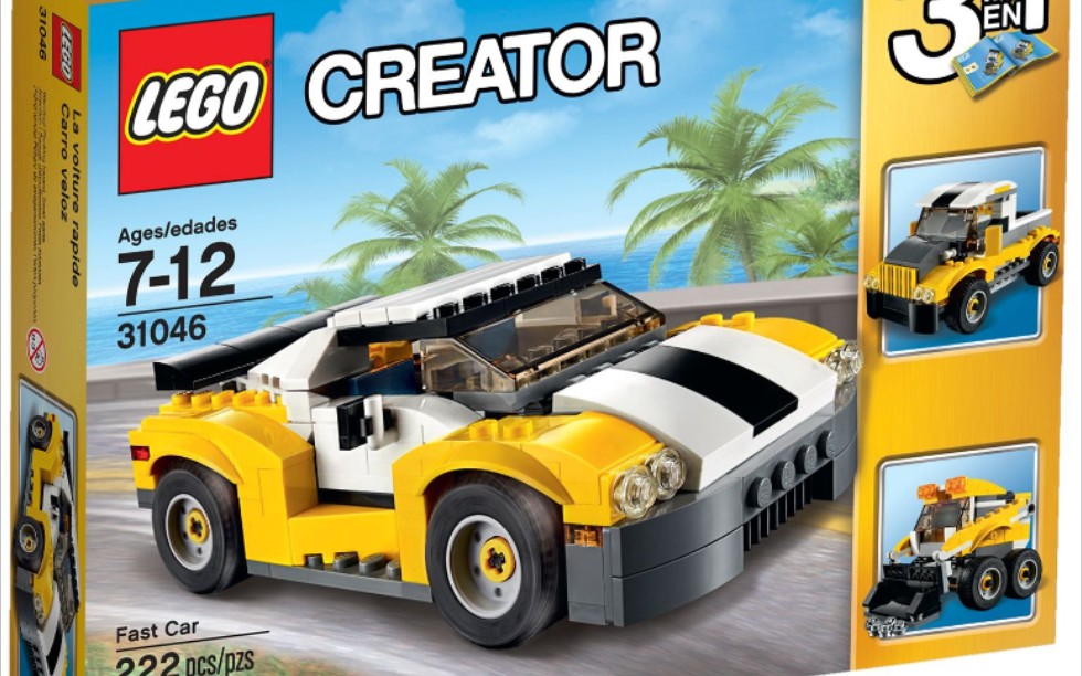 乐高创意百变31046高速跑车速组评测