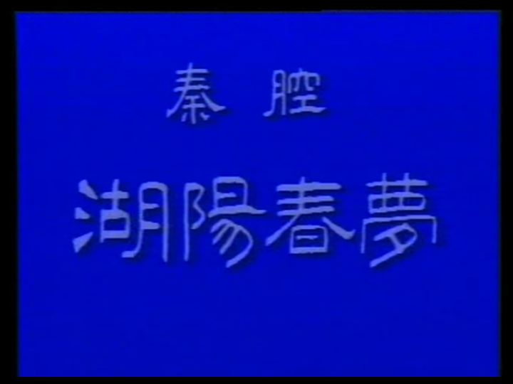 「秦腔」经典剧目《湖阳春梦》全巧民 吴西民主演西安易俗社哔哩哔哩bilibili