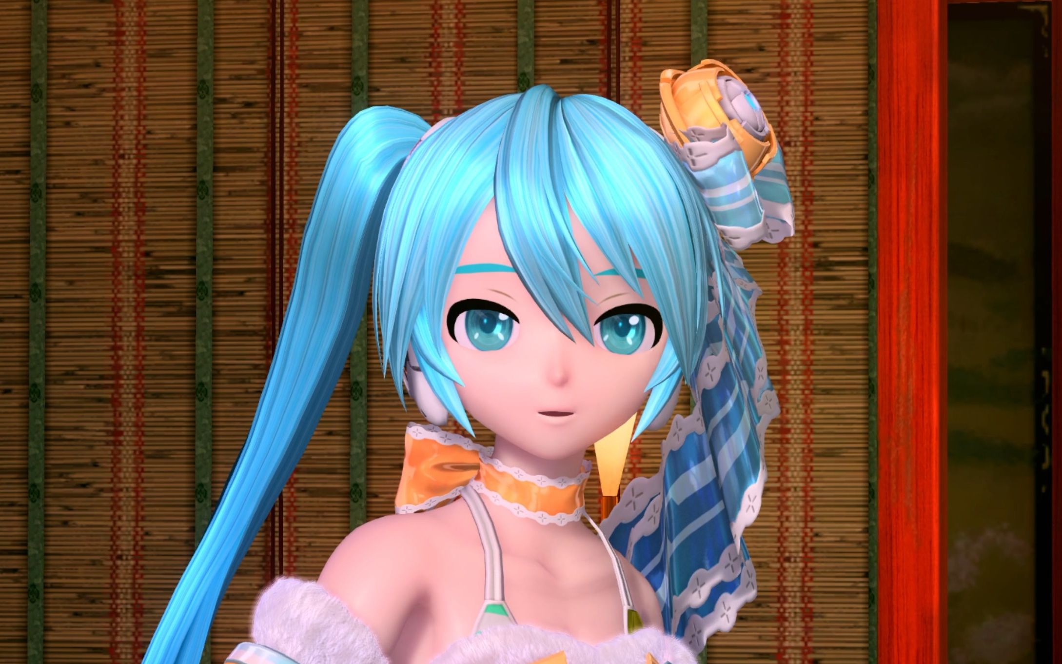 4k画质miku橙花公主番凩中文字幕版初音未来歌姬计划pv