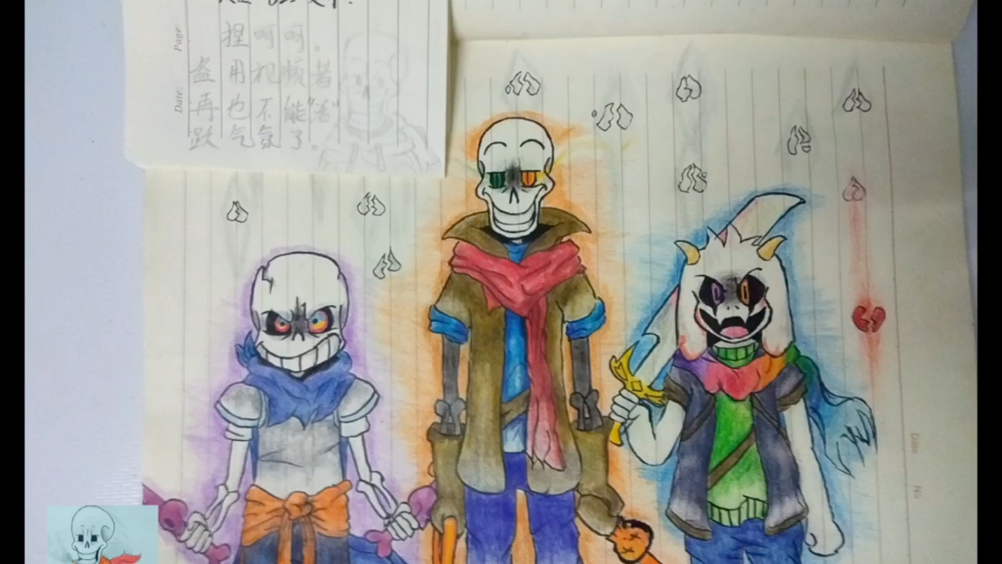 模仿hb大佬画的三重尘埃不信(我画的有点….